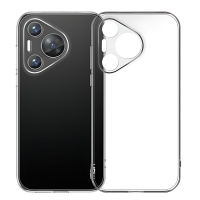 Силиконов кейс MBX Jelly 1.5mm, За Huawei Pura 70 Pro, Прозрачен