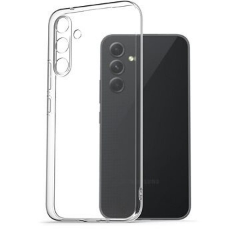 Силиконов кейс MBX Jelly 1.5mm, За Samsung Galaxy A54 5G (A546B), Прозрачен