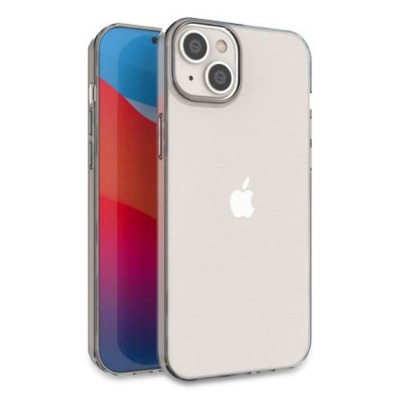 Силиконов кейс MBX, За iPhone 14 (6.1), Прозрачен