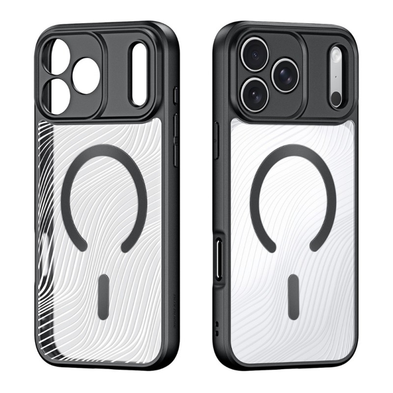 Силиконов твърд кейс Dux Ducis AIMO с Magsafe, За iPhone 17 Pro Max (6.9), Черен