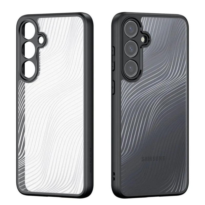 Силиконов твърд кейс Dux Ducis AIMO, За Samsung Galaxy S24 (S921B), Черен