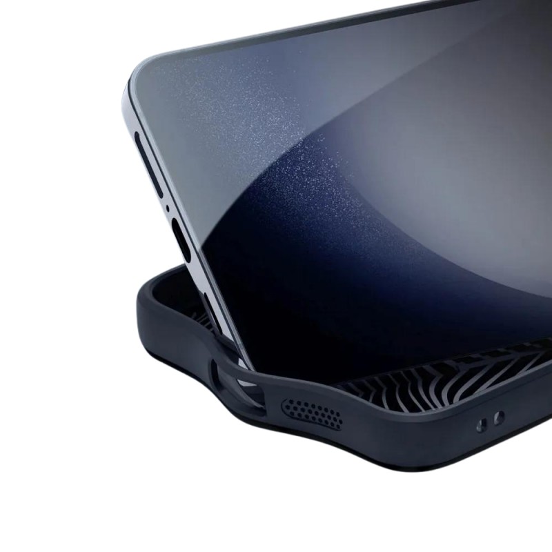 Силиконов твърд кейс Dux Ducis AIMO, За Samsung Galaxy S24 (S921B), Черен