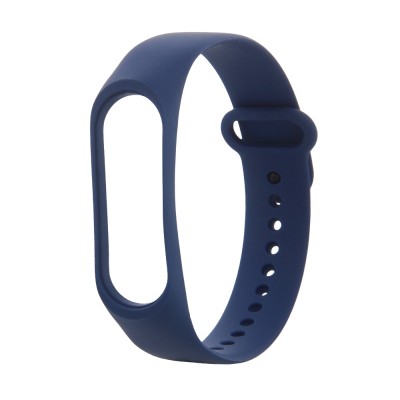 Силиконова каишка bSmart за смарт гривна Xiaomi Mi Band 7, Тъмносин
