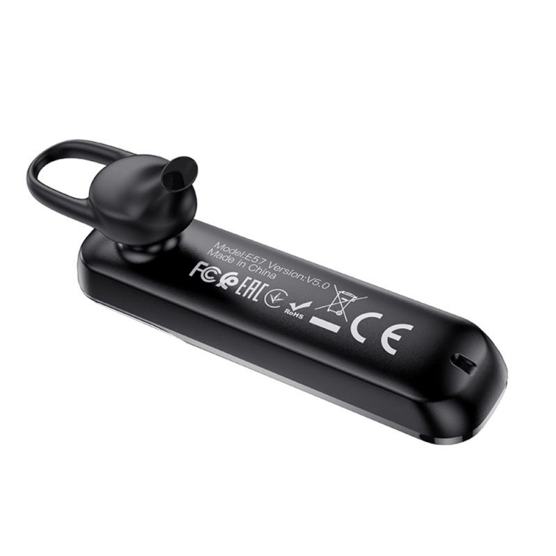 Слушалка хендсфри Bluetooth Hoco E57, Черна