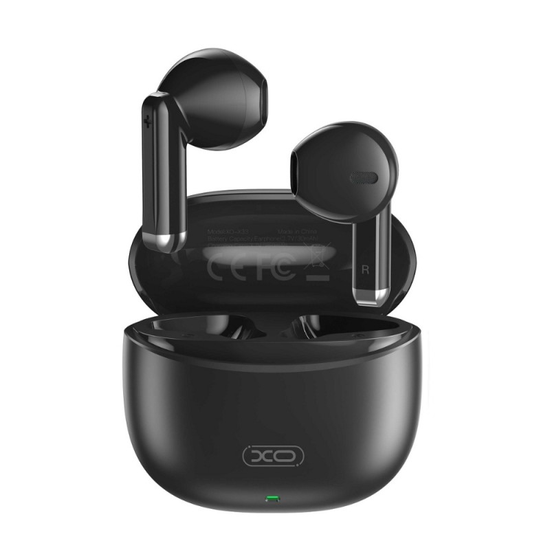 Слушалки Bluetooth безжични XO X33 TWS, Черни