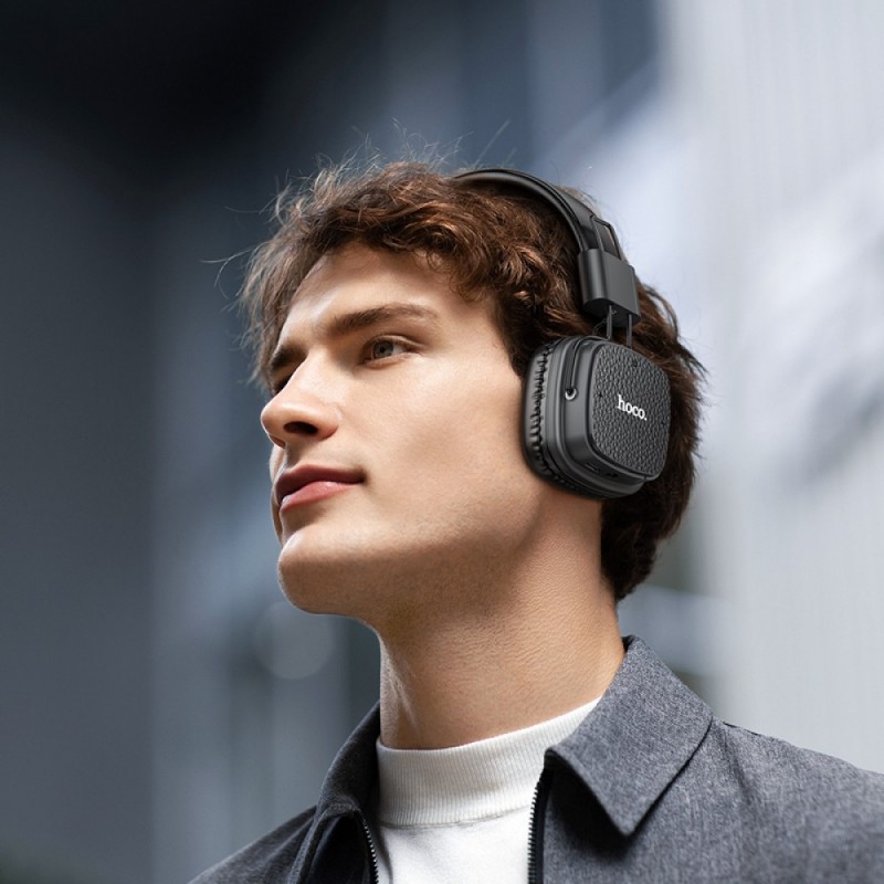 Слушалки Hoco W56 Bluetooth, Черни