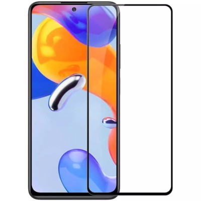 Стъклен протектор MBX 5D Slim с цяло лепило, За Xiaomi Redmi Note 11 Pro 4G/Note 11 Pro 5G/Note 12 Pro 4G, Черен