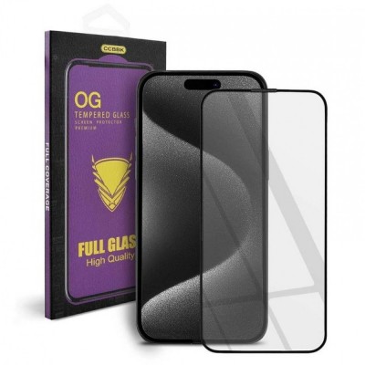 Стъклен протектор OG Premium извит, За Huawei Pura 80 Pro, Черен