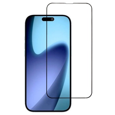 Стъклен протектор OG Premium с цяло лепило, За iPhone 17 Air (6.9), Черен
