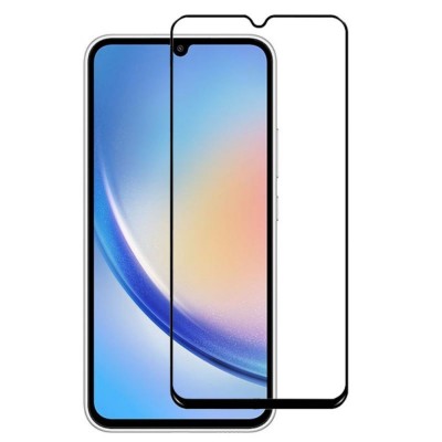 Стъклен протектор OG Premium с цяло лепило, За Samsung Galaxy A05s (A057F), Черен