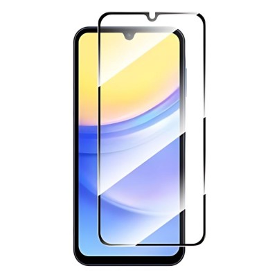 Стъклен протектор OG Premium с цяло лепило, За Samsung Galaxy A16, Черен