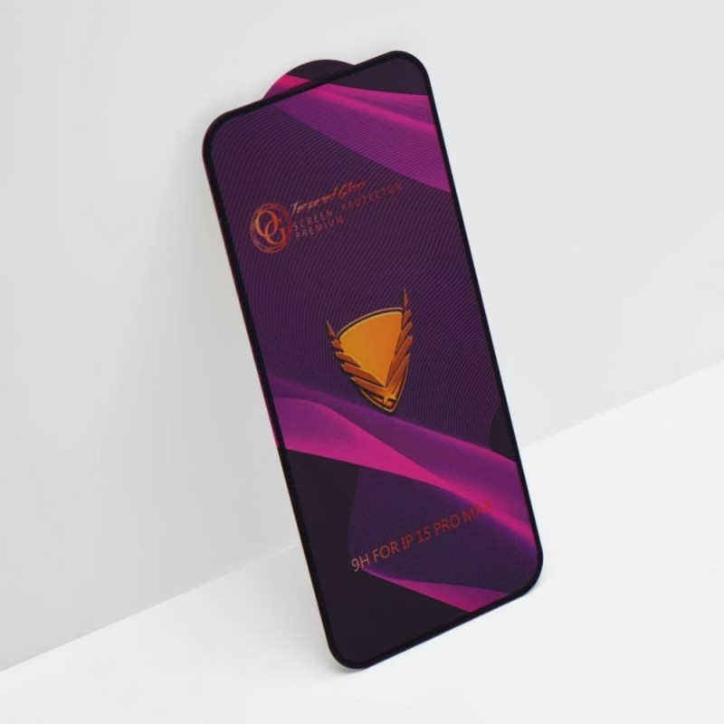 Стъклен протектор OG Premium с цяло лепило, За Samsung Galaxy S26, Черен