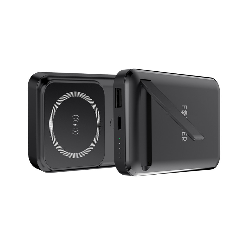 Външна батерия Power Bank 10000 mAh Forever MATB-100, PD QC 22.5W, магнитна с MagSafe, Черна