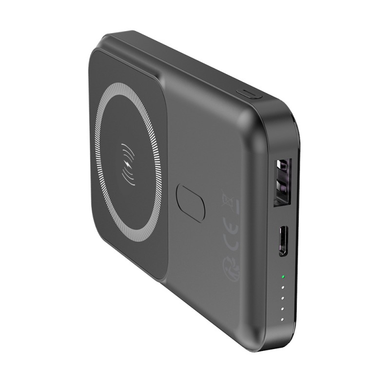 Външна батерия Power Bank 10000 mAh Forever MATB-100, PD QC 22.5W, магнитна с MagSafe, Черна