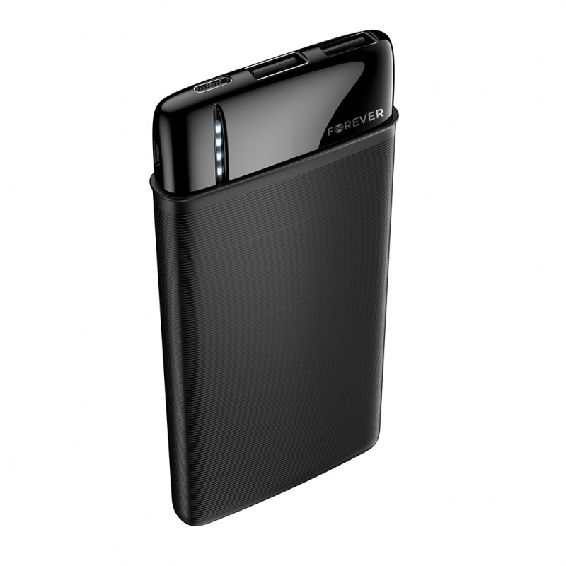 Външна батерия Power Bank 10000 mAh Forever TB-100M, Черна