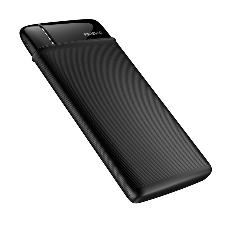 Външна батерия Power Bank 10000 mAh Forever TB-100M, Черна