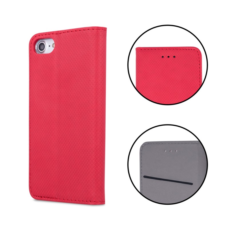 Калъф Smart Magnet за Motorola Moto E15 / G05 червен