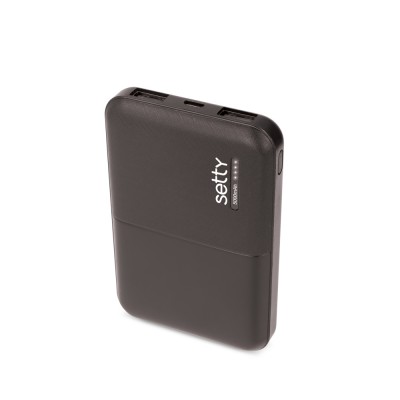 Setty power bank 5000 mAh SPB-05 черен