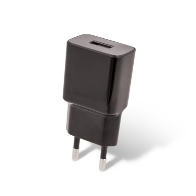 Стенно зарядно Setty 1x USB 1A черно