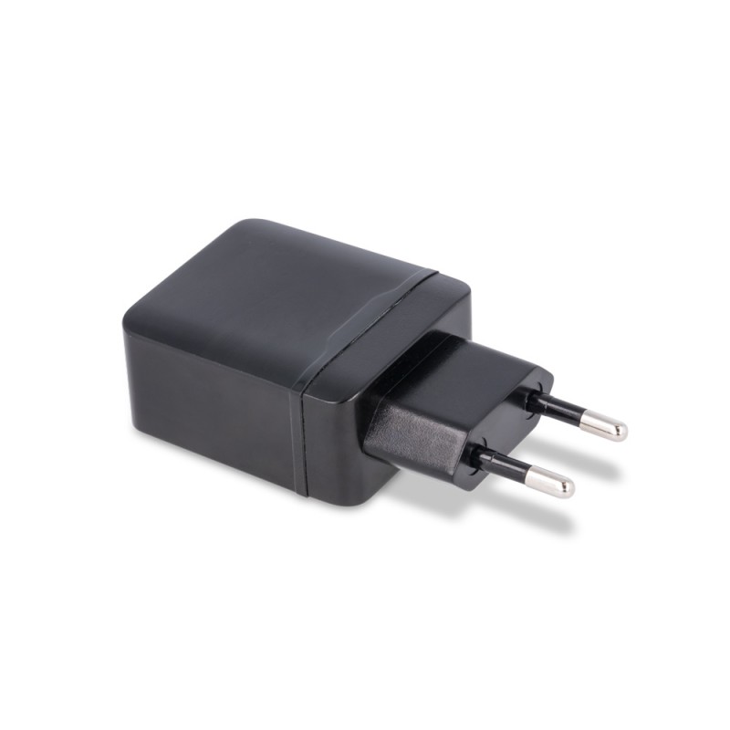 Maxlife MXTC-02 мрежово зарядно 2x USB 2.4A черно