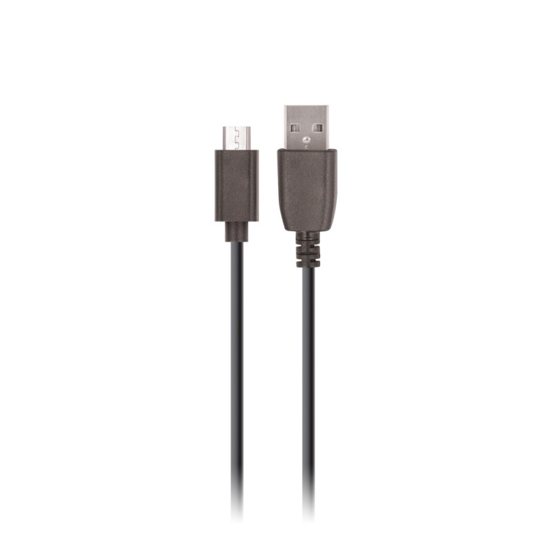 Мрежово зарядно Maxlife MXTC-01 1x USB 1A черно + microUSB кабел