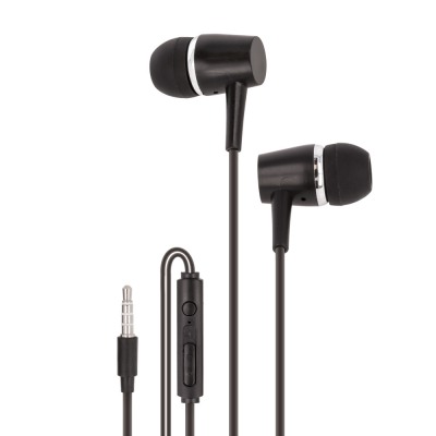 Maxlife кабелни слушалки MXEP-02 тип тапи jack 3,5mm черни