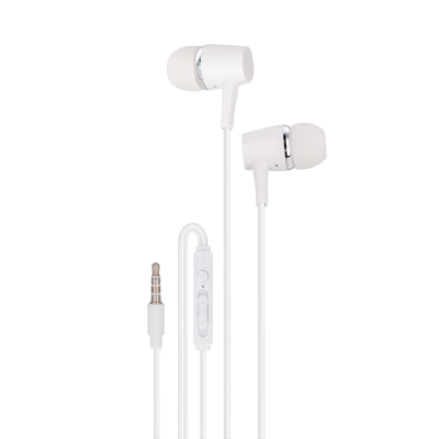 Кабелни слушалки Maxlife MXEP-02 с 3,5 мм жак, бели