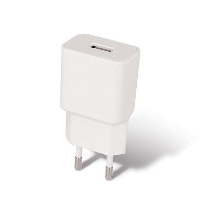Стенно зарядно Setty 1x USB 2.4A бяло