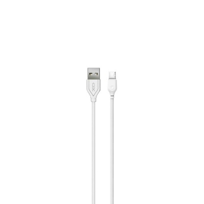 XO кабел NB103 USB - microUSB 2,0 m 2,1A бял