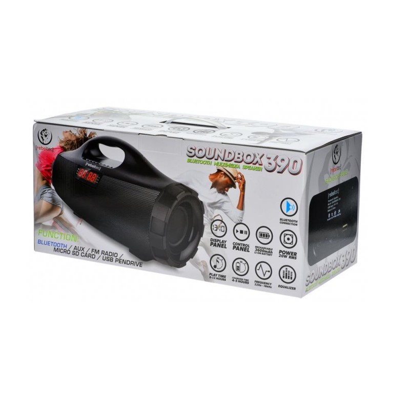 Bluetooth колонка Rebeltec SoundBOX 390 черна