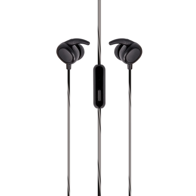 Слушалки за поставяне в ушите Setty Sport, черни