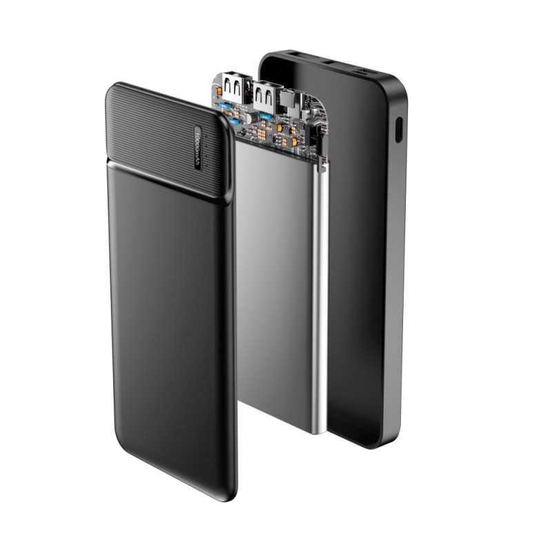 Maxlife power bank MXPB-01 10000 mAh черен