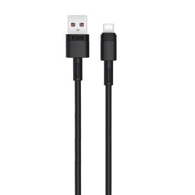 XO кабел NB-Q166 USB - USB-C 1,0 m 5A черен