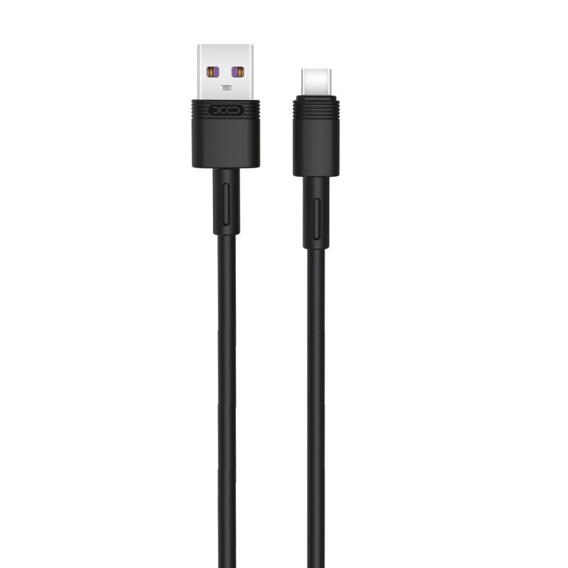 XO кабел NB-Q166 USB - USB-C 1,0 m 5A черен