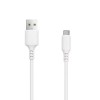 Setty USB - USB-C кабел 1.0 m 3A бял