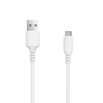 Setty USB - USB-C кабел 1.0 m 3A бял