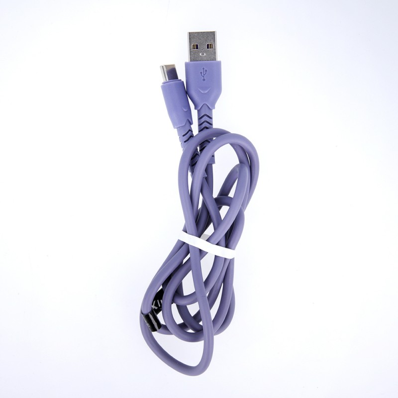 Кабел Maxlife MXUC-04 USB - USB-C 1,0 m 3A, лилав