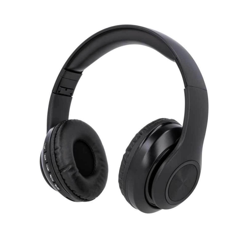 Setty on-ear Bluetooth слушалки, черни, с радио