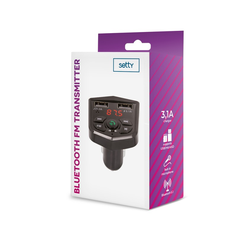 Setty Bluetooth FM предавател TFM-03