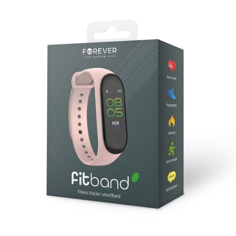 Forever смарт гривна Fitband SB-50 розова