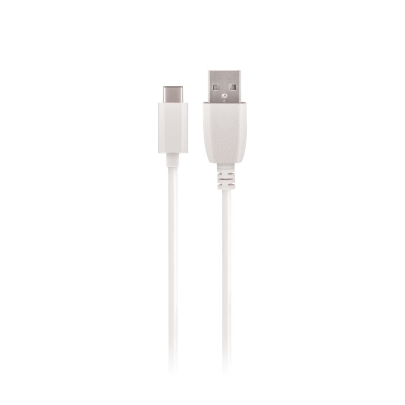 Maxlife USB - USB-C кабел 2.0 m 2A бял