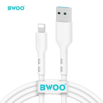 BWOO кабел USB - Lightning 1m 3A бял X172L