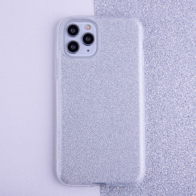 Glitter 3in1 overlay за Xiaomi Redmi Note 10 5G / Poco M3 Pro / M3 Pro 5G сребрист