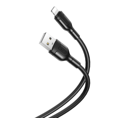 XO кабел NB212 USB - Lightning 1,0 m 2,1A черен