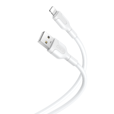 XO кабел NB212 USB - Lightning 1,0 m 2,1A бял