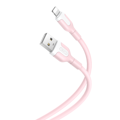 XO кабел NB212 USB - Lightning 1,0 m 2,1A розов