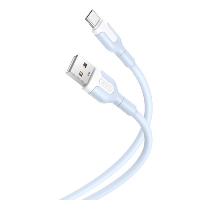 XO кабел NB212 USB - USB-C 1,0 m 2,1A син
