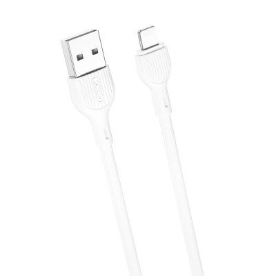 XO кабел NB200 USB - Lightning 2,0m 2.1A бял