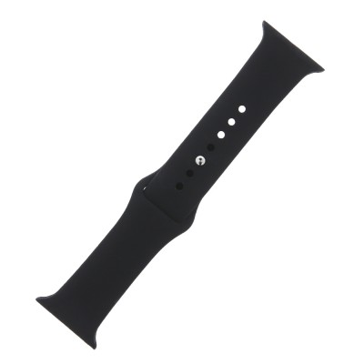 Силиконова каишка S / M за Apple Watch 38 / 40 / 41mm черна