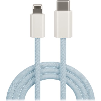 Maxlife MXUC-06 USB-C - Lightning кабел 1.0 m 20W син найлон